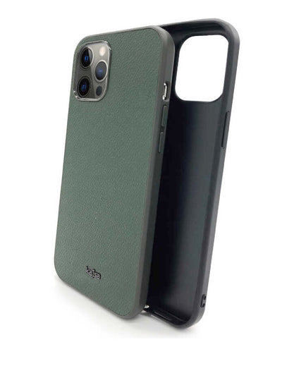Apple iPhone 12 Kılıf Kajsa Luxe Collection Hakiki Deri Kapak Kırmızı