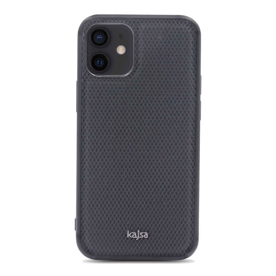 Apple iPhone 12 Kılıf Kajsa Preppie Serisi Dark Kapak NO2