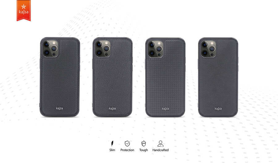 Apple iPhone 12 Kılıf Kajsa Preppie Serisi Dark Kapak NO3