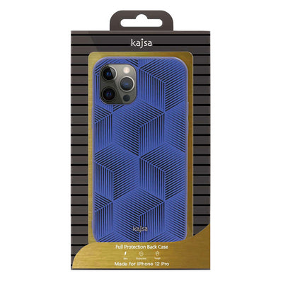 Apple iPhone 12 Kılıf Kajsa Splendid Serisi 3D Cube Kapak Yeşil