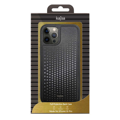 Apple iPhone 12 Kılıf Kajsa Splendid Serisi Circle Kapak Gri