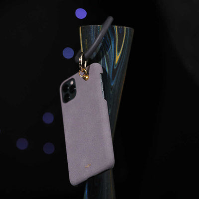 Apple iPhone 12 Kılıf Kajsa Splendid Serisi Morandi Ring Kapak Kahverengi