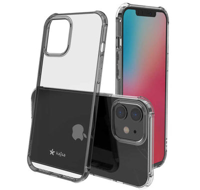 Apple iPhone 12 Kılıf Kajsa Transparent Kapak Renksiz