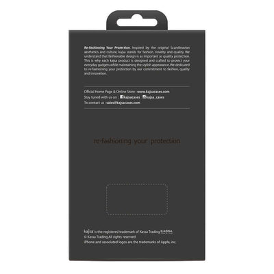 Apple iPhone 12 Kılıf Kajsa Wave Pattern Handstrap Kapak Kahverengi