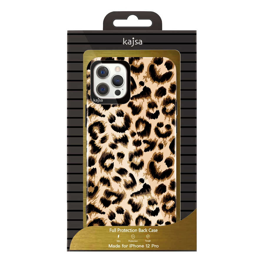 Apple iPhone 12 Kılıf Kajsa Wild Kapak NO2