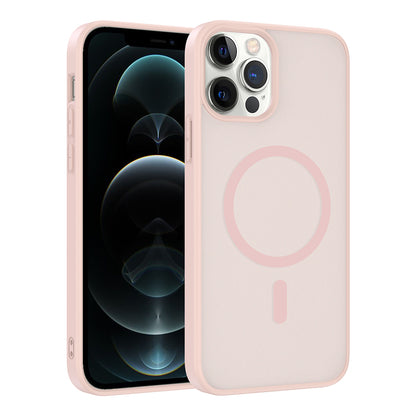 Apple iPhone 12 Kılıf M-safe Şarj Özellikli Zore Babet Kapak