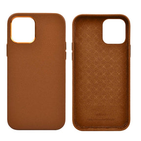 Apple iPhone 12 Kılıf Wiwu Calfskin Kapak