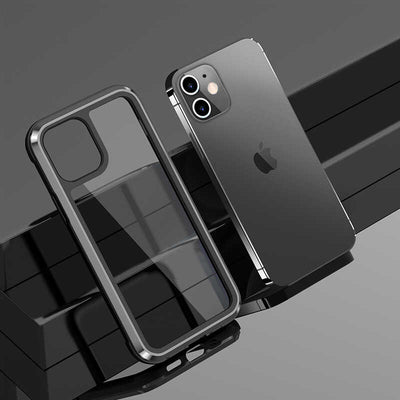 Apple iPhone 12 Kılıf Wiwu Defens Armor Kapak Siyah