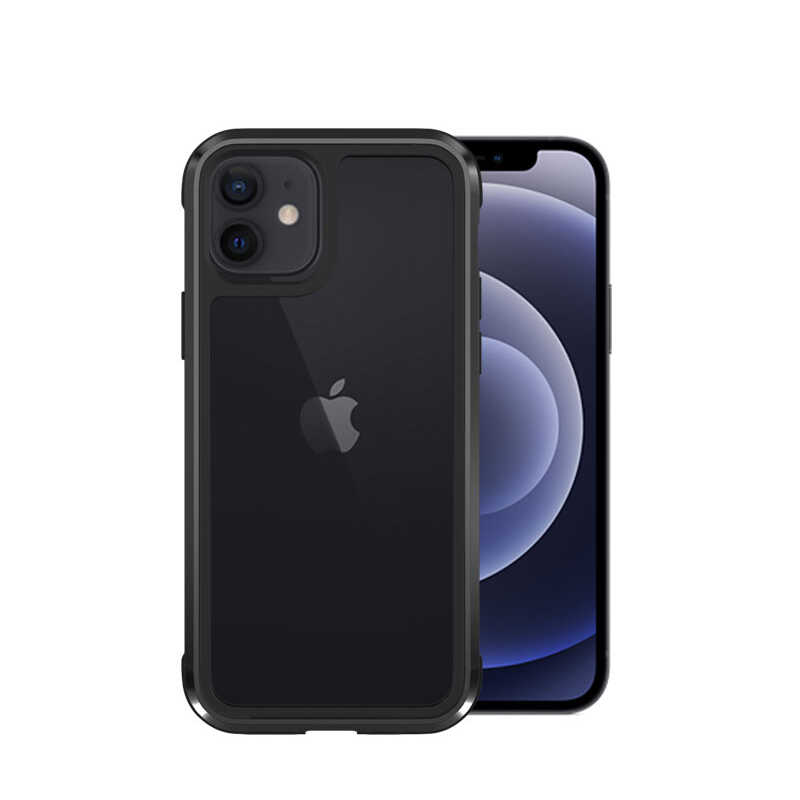 Apple iPhone 12 Kılıf Wiwu Defens Armor Kapak Siyah