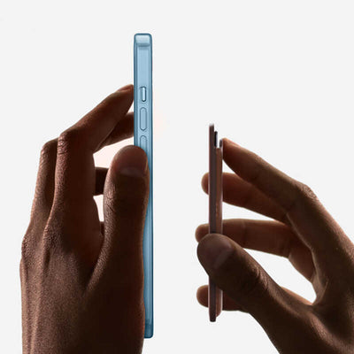 Apple iPhone 12 Kılıf Wiwu Magnetic Crystal Kapak Renksiz