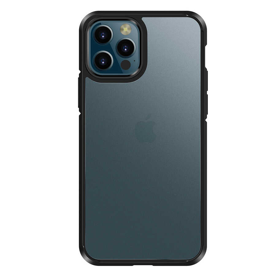 Apple iPhone 12 Kılıf Wlons H-Bom Kapak Renksiz