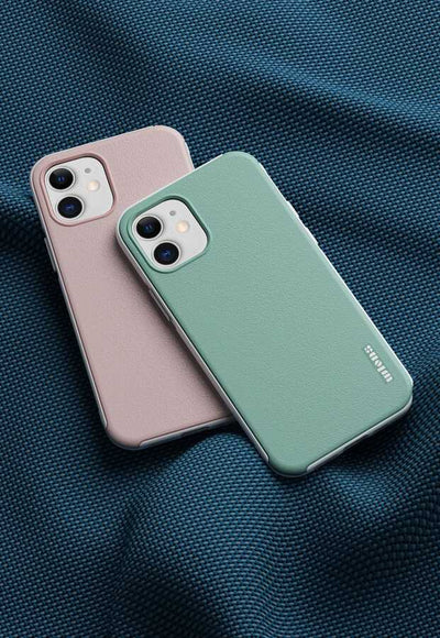 Apple iPhone 12 Kılıf Wlons Hill Kapak Mavi