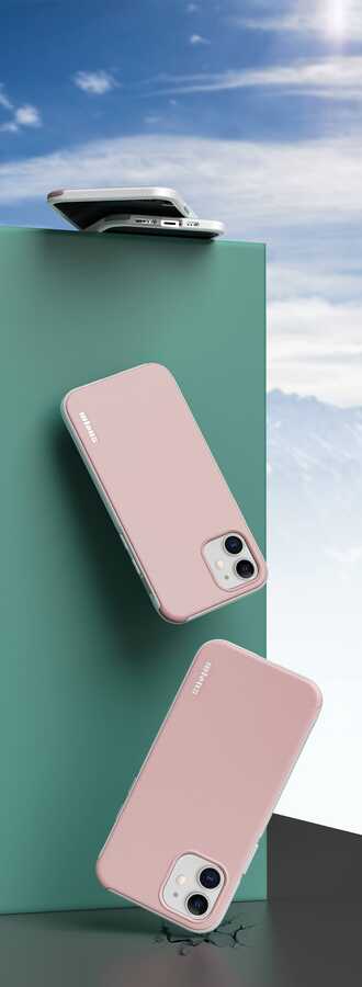 Apple iPhone 12 Kılıf Wlons Hill Kapak Mavi