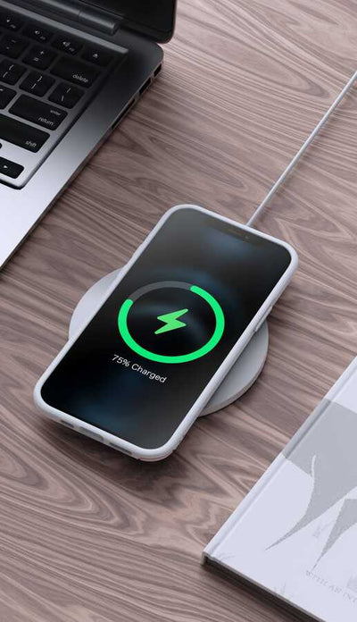 Apple iPhone 12 Kılıf Wlons Hill Kapak Mavi