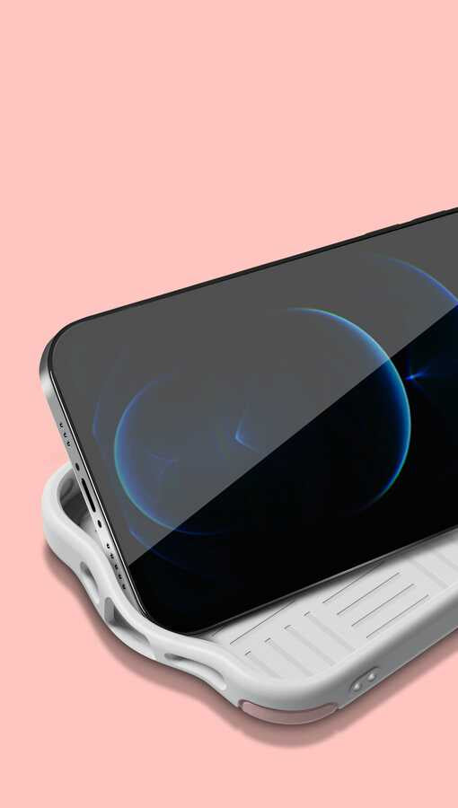 Apple iPhone 12 Kılıf Wlons Hill Kapak Mavi