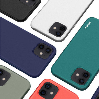 Apple iPhone 12 Kılıf Wlons Hill Kapak Beyaz
