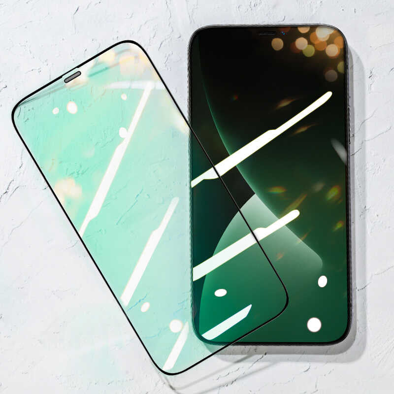 Apple iPhone 12 Mini Benks 0.3mm V Pro Dust Proof Green Light Ekran Koruyucu Renksiz