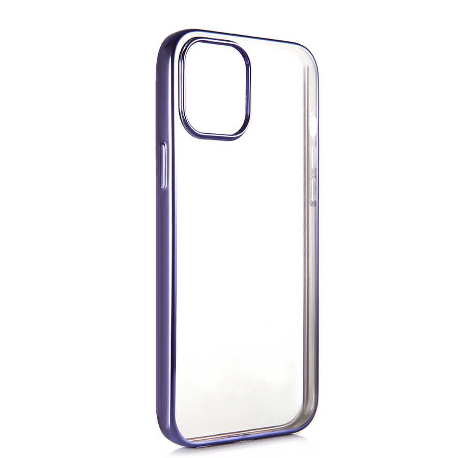 Apple iPhone 12 Mini Benks Magic Glitz Ultra-Thin Transparent Protective Soft Kapak Rose Gold