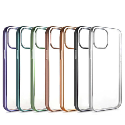Apple iPhone 12 Mini Benks Magic Glitz Ultra-Thin Transparent Protective Soft Kapak Rose Gold