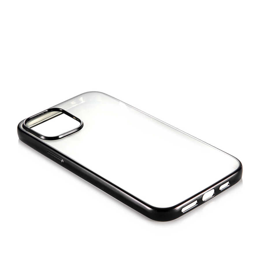 Apple iPhone 12 Mini Benks Magic Glitz Ultra-Thin Transparent Protective Soft Kapak Rose Gold