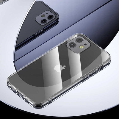 Apple iPhone 12 Mini Kılıf Benks Magic Crystal Clear Glass Kapak Renksiz