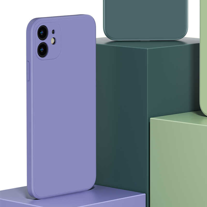 Apple iPhone 12 Mini Kılıf Benks Painting TPU Kapak Koyu Yeşil