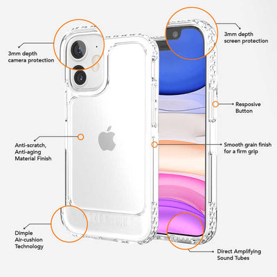 Apple iPhone 12 Mini UR U Model Kapak Renksiz