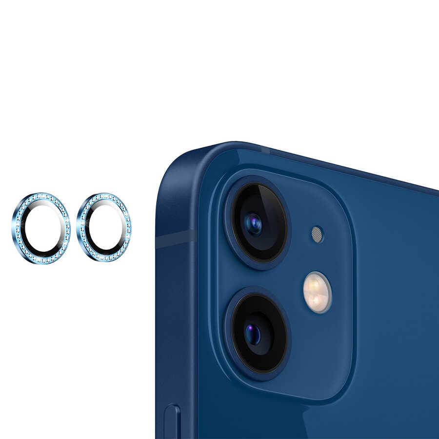 iPhone 12 Mini Zore CL-06 Kamera Lens Koruyucu