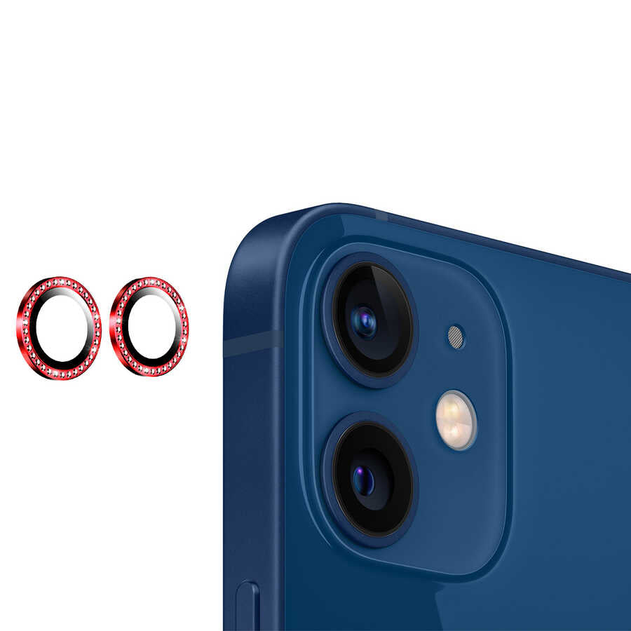 iPhone 12 Mini Zore CL-06 Kamera Lens Koruyucu