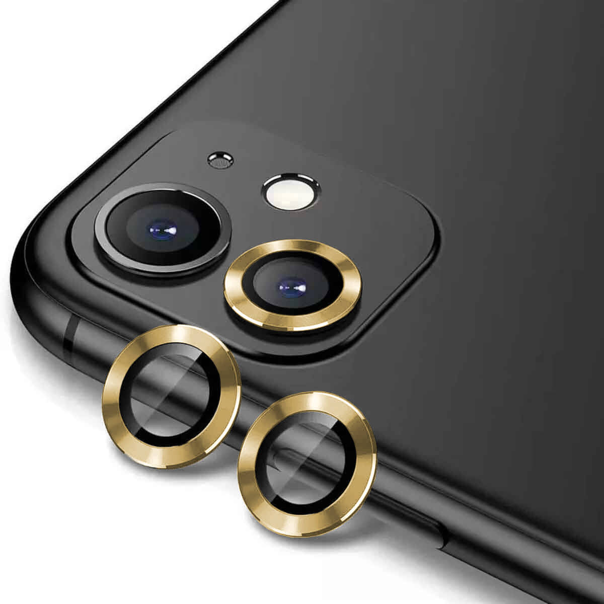 iPhone 12 Mini Zore CL-12 Premium Safir Parmak İzi Bırakmayan Anti-Reflective Kamera Lens Koruyucu