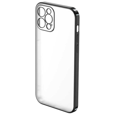 Apple iPhone 12 Pro Benks Matte Electroplated TPU Kapak Gümüş