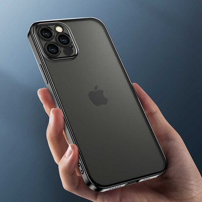 Apple iPhone 12 Pro Benks Matte Electroplated TPU Kapak Renksiz