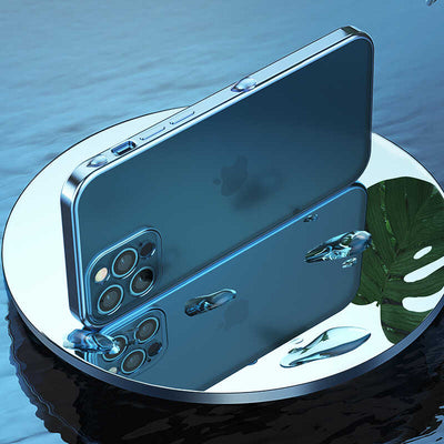 Apple iPhone 12 Pro Benks Matte Electroplated TPU Kapak Renksiz