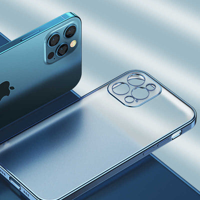 Apple iPhone 12 Pro Benks Matte Electroplated TPU Kapak Renksiz