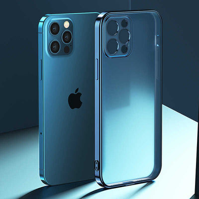 Apple iPhone 12 Pro Benks Matte Electroplated TPU Kapak Renksiz