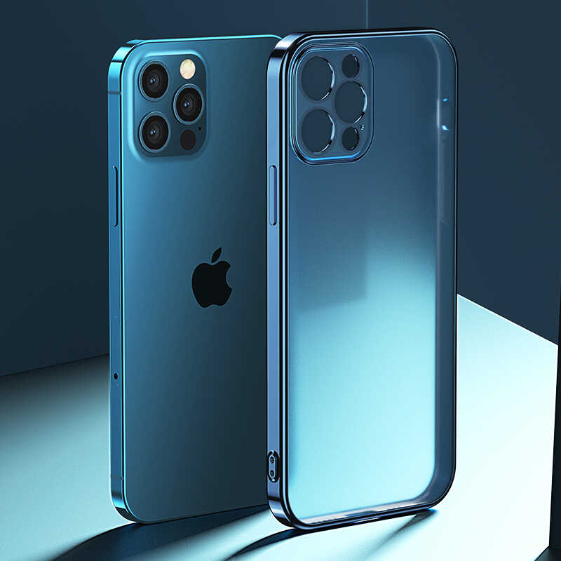 Apple iPhone 12 Pro Benks Matte Electroplated TPU Kapak Gold