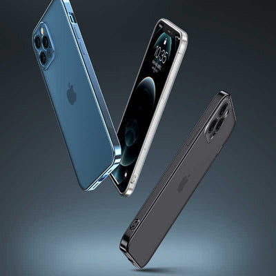 Apple iPhone 12 Pro Benks Matte Electroplated TPU Kapak Siyah
