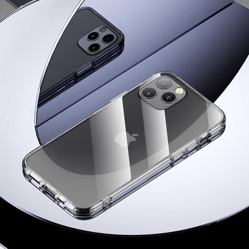 Apple iPhone 12 Pro Kılıf Benks Magic Crystal Clear Glass Kapak Renksiz