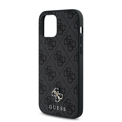 iPhone 12 Pro Kılıf Guess Orjinal Lisanslı M-safe Şarj Özellikli Small 4G Classic Kılıf