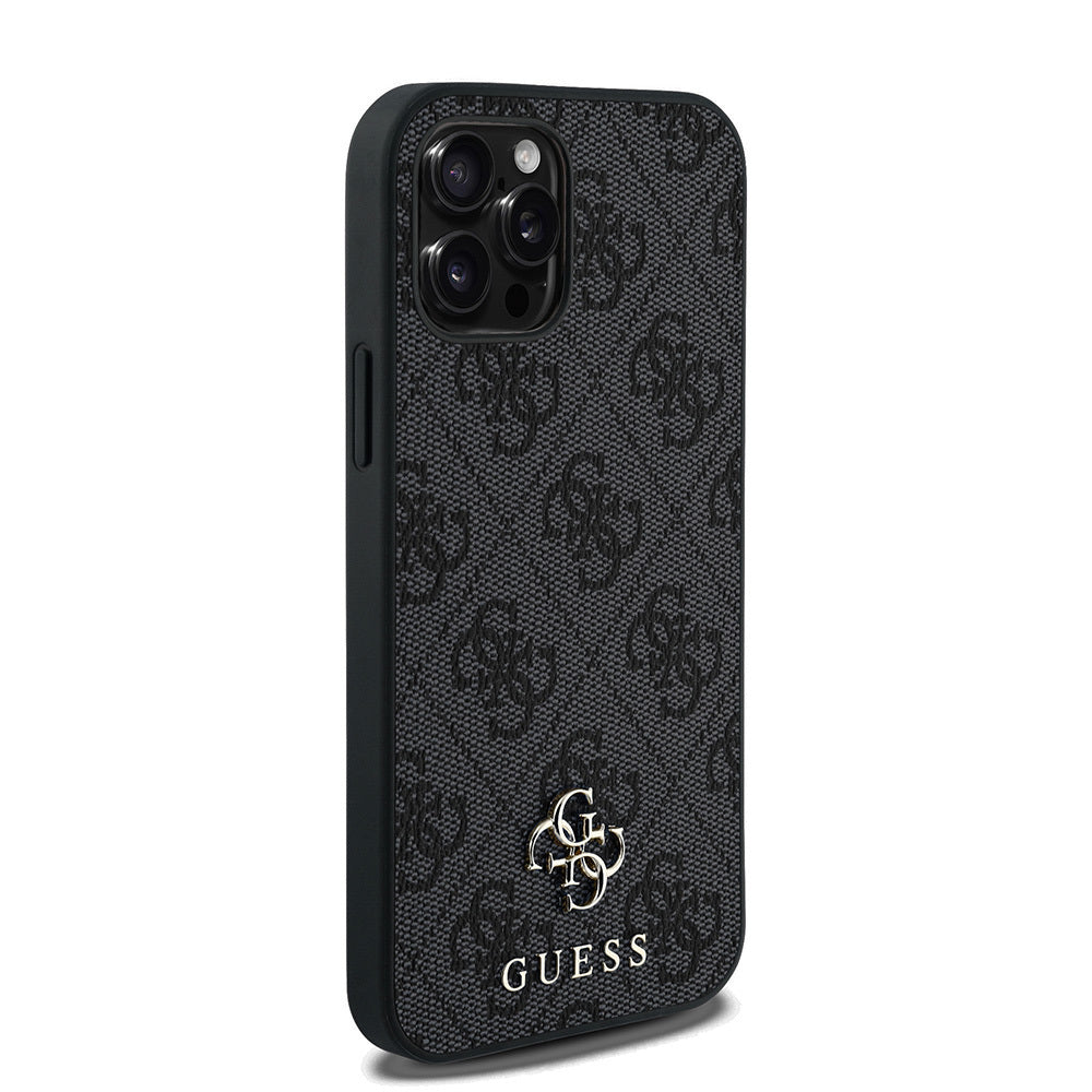 iPhone 12 Pro Kılıf Guess Orjinal Lisanslı M-safe Şarj Özellikli Small 4G Classic Kılıf
