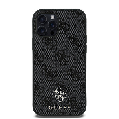 iPhone 12 Pro Kılıf Guess Orjinal Lisanslı M-safe Şarj Özellikli Small 4G Classic Kılıf
