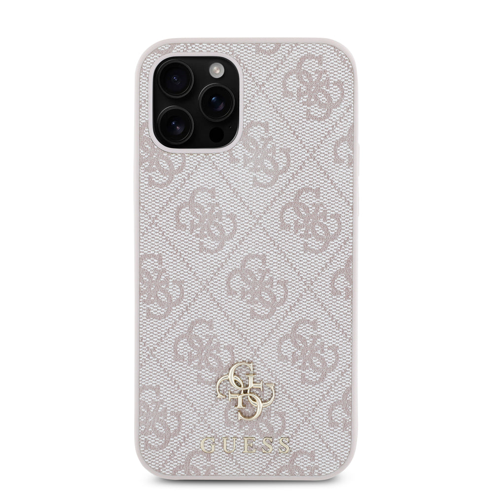 iPhone 12 Pro Kılıf Guess Orjinal Lisanslı M-safe Şarj Özellikli Small 4G Classic Kılıf