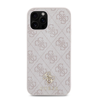 iPhone 12 Pro Kılıf Guess Orjinal Lisanslı M-safe Şarj Özellikli Small 4G Classic Kılıf