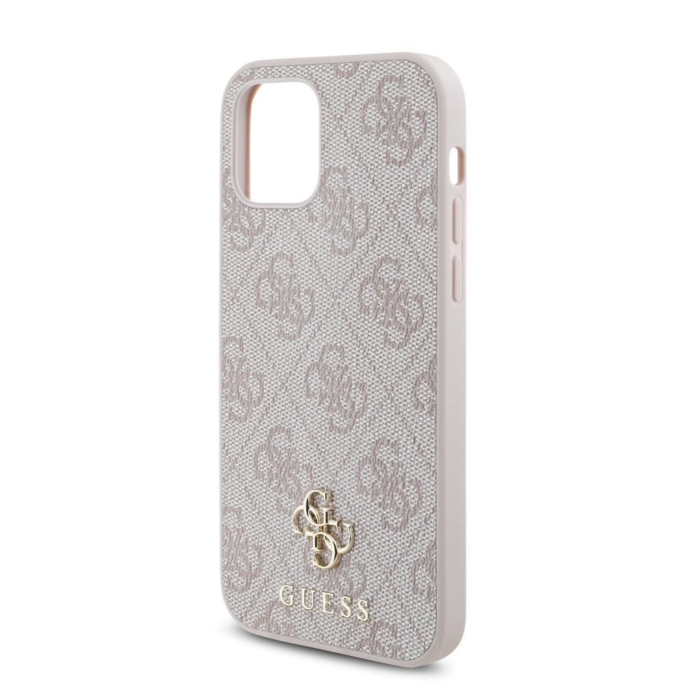iPhone 12 Pro Kılıf Guess Orjinal Lisanslı M-safe Şarj Özellikli Small 4G Classic Kılıf