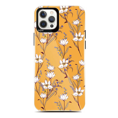 Apple iPhone 12 Pro Kılıf Kajsa Botanic Kapak NO4