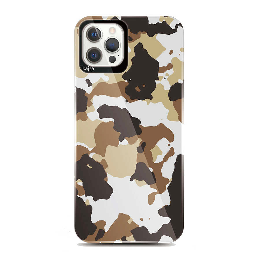 Apple iPhone 12 Pro Kılıf Kajsa Camo Kapak NO4