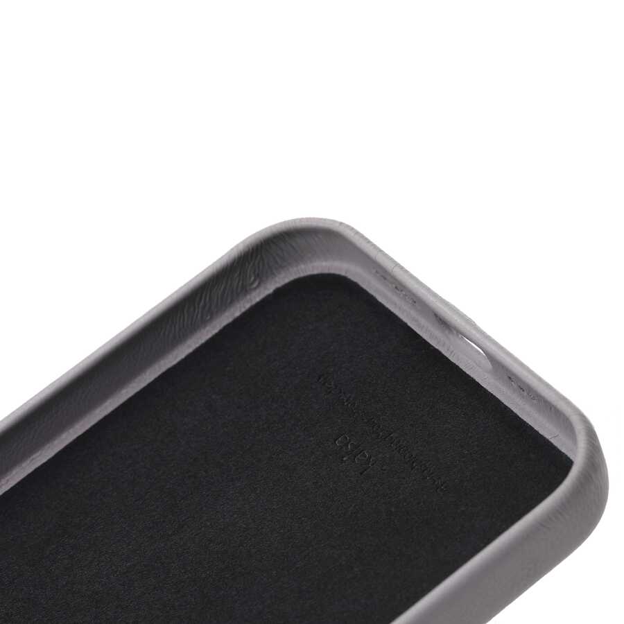 Apple iPhone 12 Pro Kılıf Kajsa Crazy Horse Kapak Gri