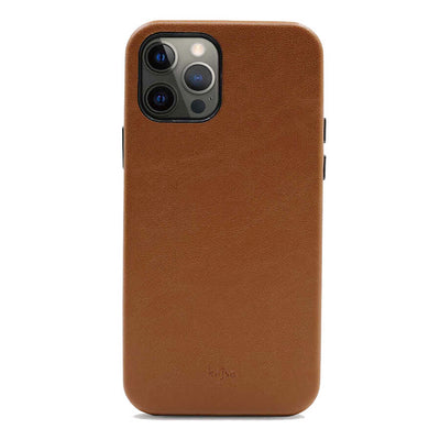 Apple iPhone 12 Pro Kılıf Kajsa Crazy Horse Kapak Kahverengi