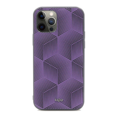 Apple iPhone 12 Pro Kılıf Kajsa Splendid Serisi 3D Cube Kapak Kırmızı