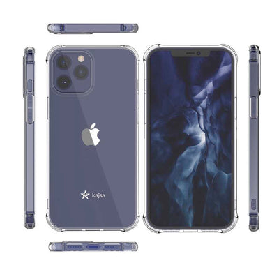 Apple iPhone 12 Pro Kılıf Kajsa Transparent Kapak Renksiz